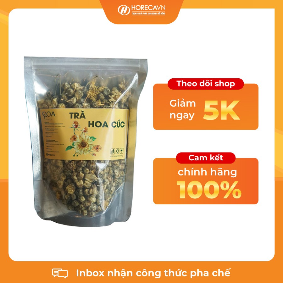 Trà Hoa Cúc QOA 100 gr - Trà Cúc Nụ Kim Cương Nhập Khẩu Chất Lượng
