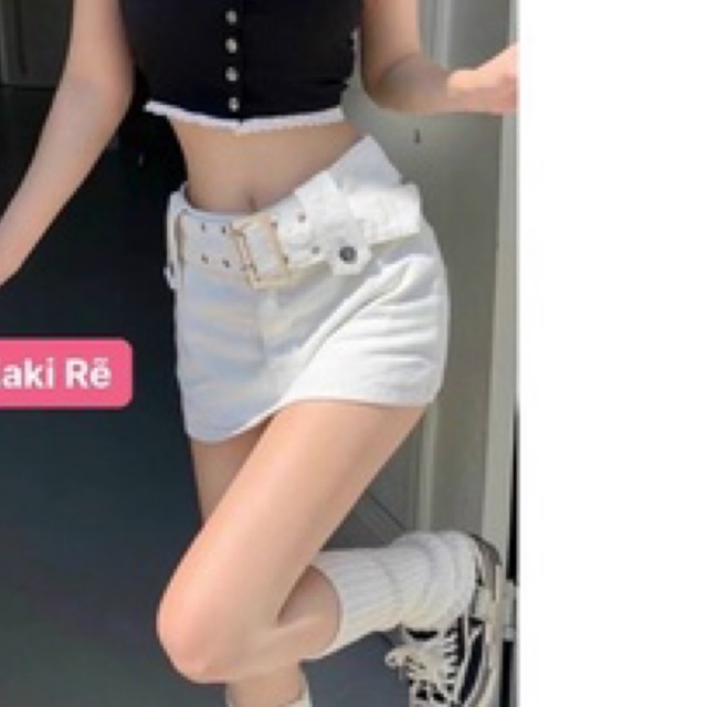 chân váy quần jean rách co giãn lưng siêu cao ạ alohashop91