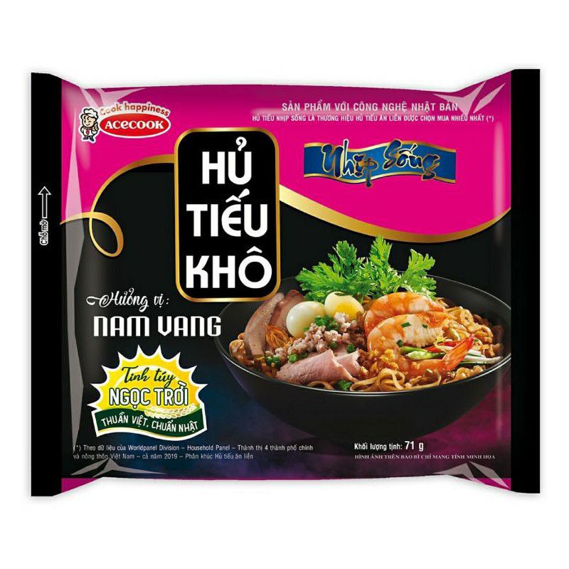 Hủ tiếu khô Nhịp Sống hương vị Nam Vang gói 71g