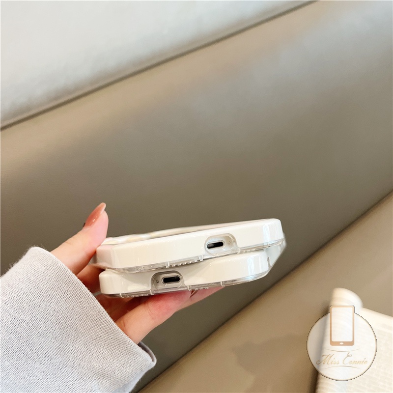 Ốp Điện Thoại TPU Mềm Hình Thỏ Gấu 3D Dễ Thương Cho IPhone 6 6S 7 8 Plus 11 13 12 Pro MAX XR 14 Plus Pro MAX X XS MAX SE