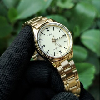 Đồng Hồ Nữ Dây Thép Casio LTP-V005G-9AUDF