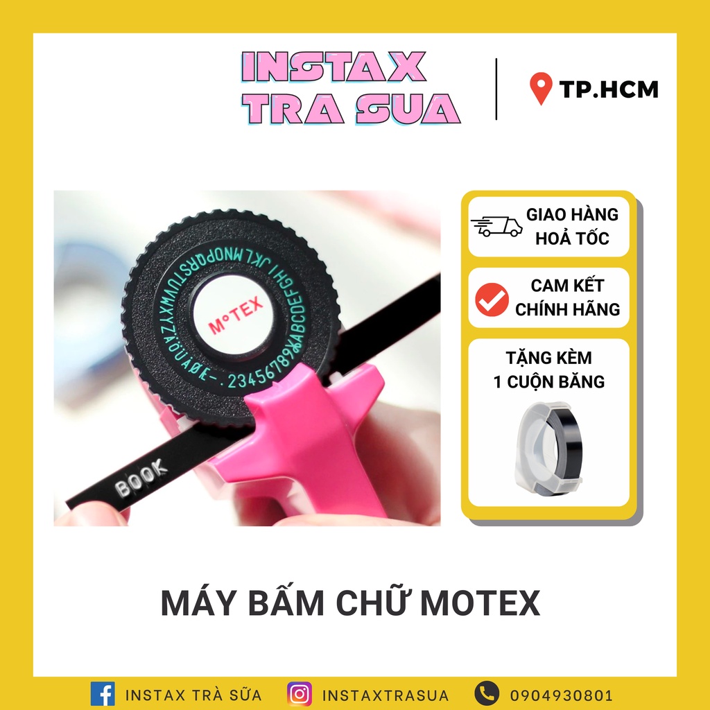 MÁY BẤM CHỮ - LABEL MARKER - hình ảnh thêm xinh