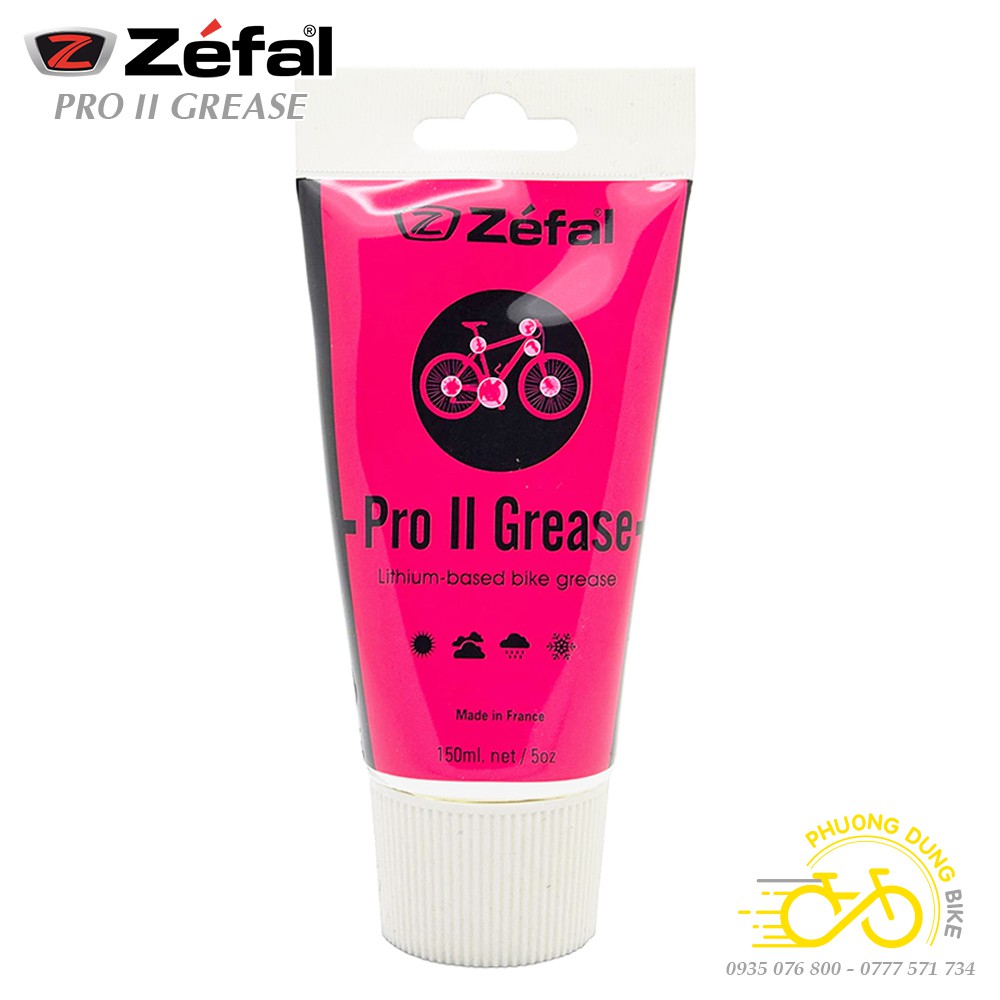 Mỡ bò bôi trơi chịu nhiệt xe đạp ZEFAL PRO II GREASE 150ml