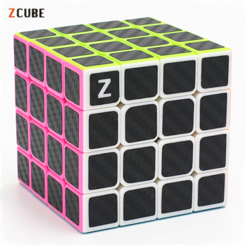 Rubik 4x4 Zcube carbon, Rubik Cao cấp thương hiệu Quốc Tế, đồ chơi phát triển trí não