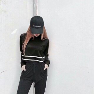 Áo crottop dài tay