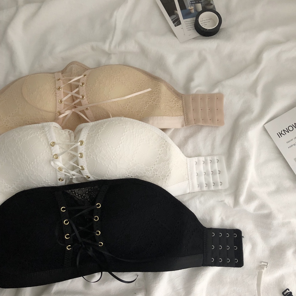 NUZIRO Áo ngực  không dây không gọng chống trượt thời trang mùa hè cho nữ