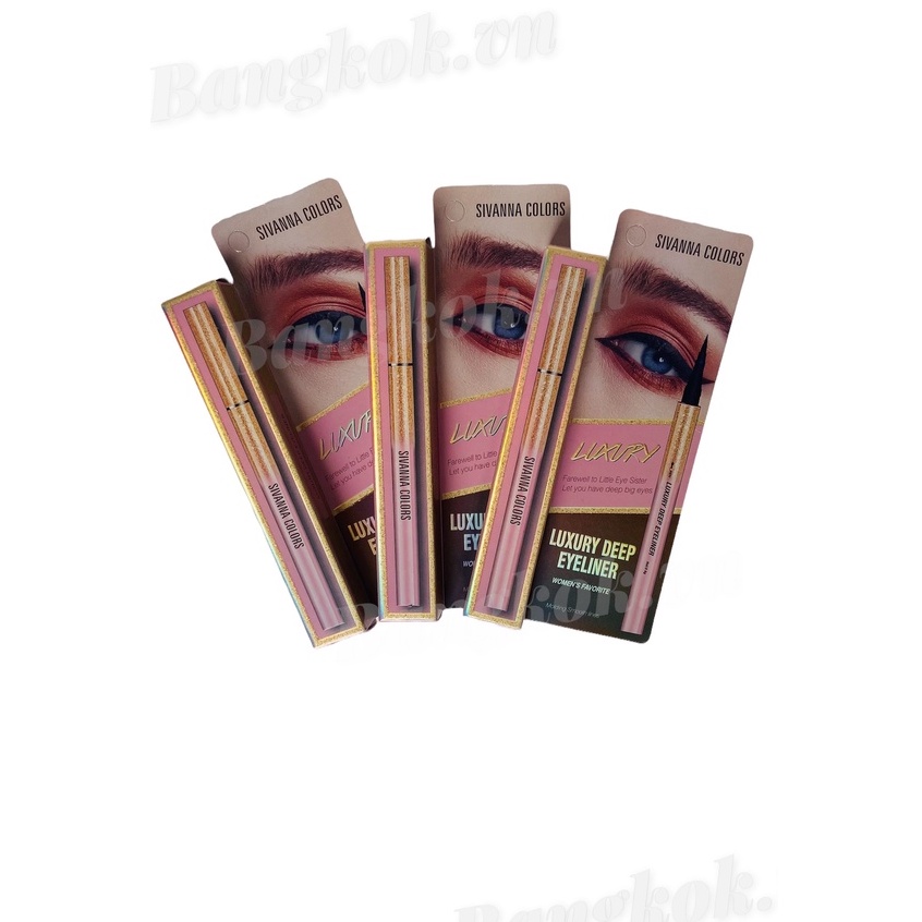 Chì kẻ mắt Sivanna Luxury Deep Eyeliner