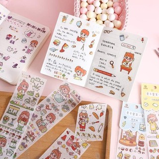 Set miếng dán sticker dài hoạt hình
