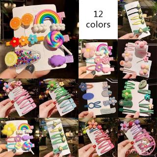 Set kẹp tóc tạo hình trái cây dễ thương cho bé gái