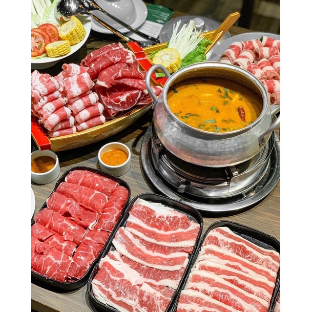 Bắp bò tươi ngon cắt lát nhúng lẩu nướng nạc ngon 500g