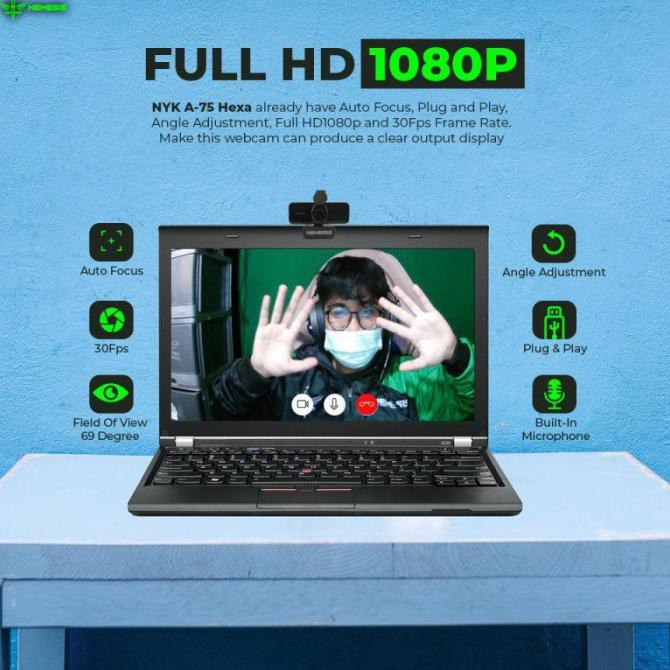 Webcam A75 Hexa 1080p | BigBuy360 - bigbuy360.vn