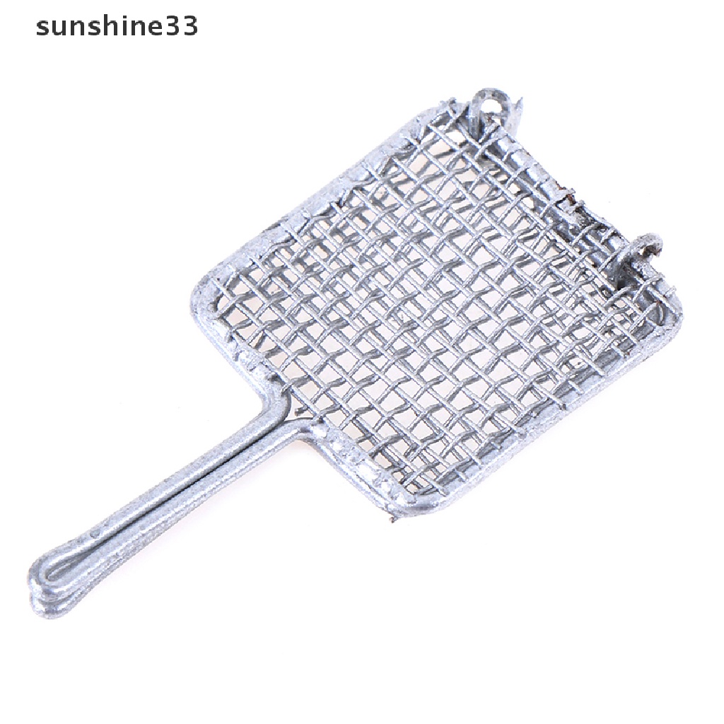 SU 1:12 Dollhouse Miniature Metal Silver Barbecue Clip Kitchen Toy n