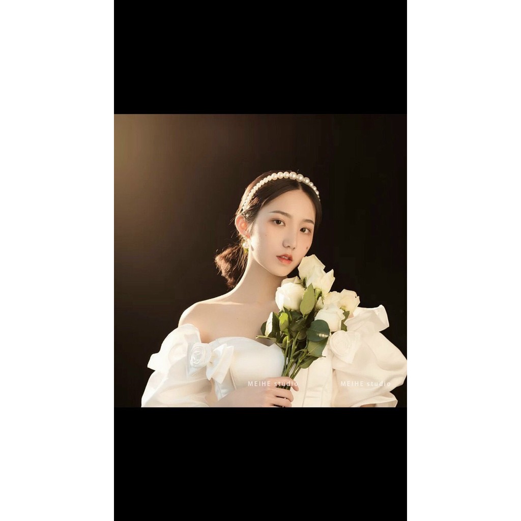 Cài Ngọc TraiI Tiểu Thư Vintage Hàn Quốc Xinh Xắn Cho Nữ PKHP0015