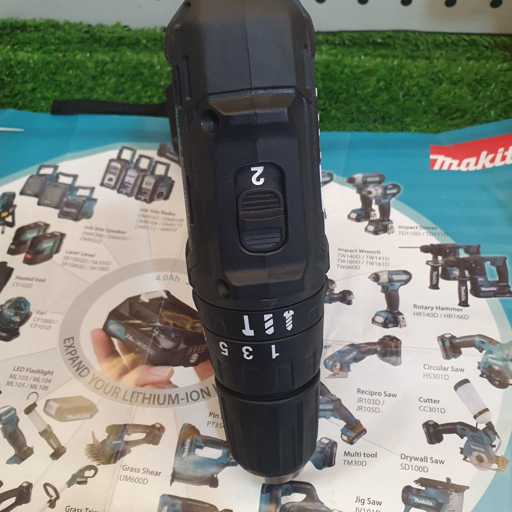 Máy khoan búa và vặn vít dùng pin  Makita HP333DWYB