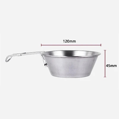 BÁT GẤP GỌN INOX CÓ QUAI CẦM OUTSIDE