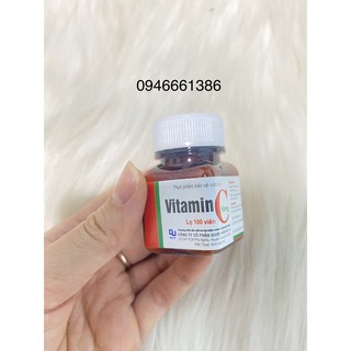 VITAMIN C 50mg lọ 100 viên nén - Bổ sung Vitamin C, tăng cường sức đề kháng
