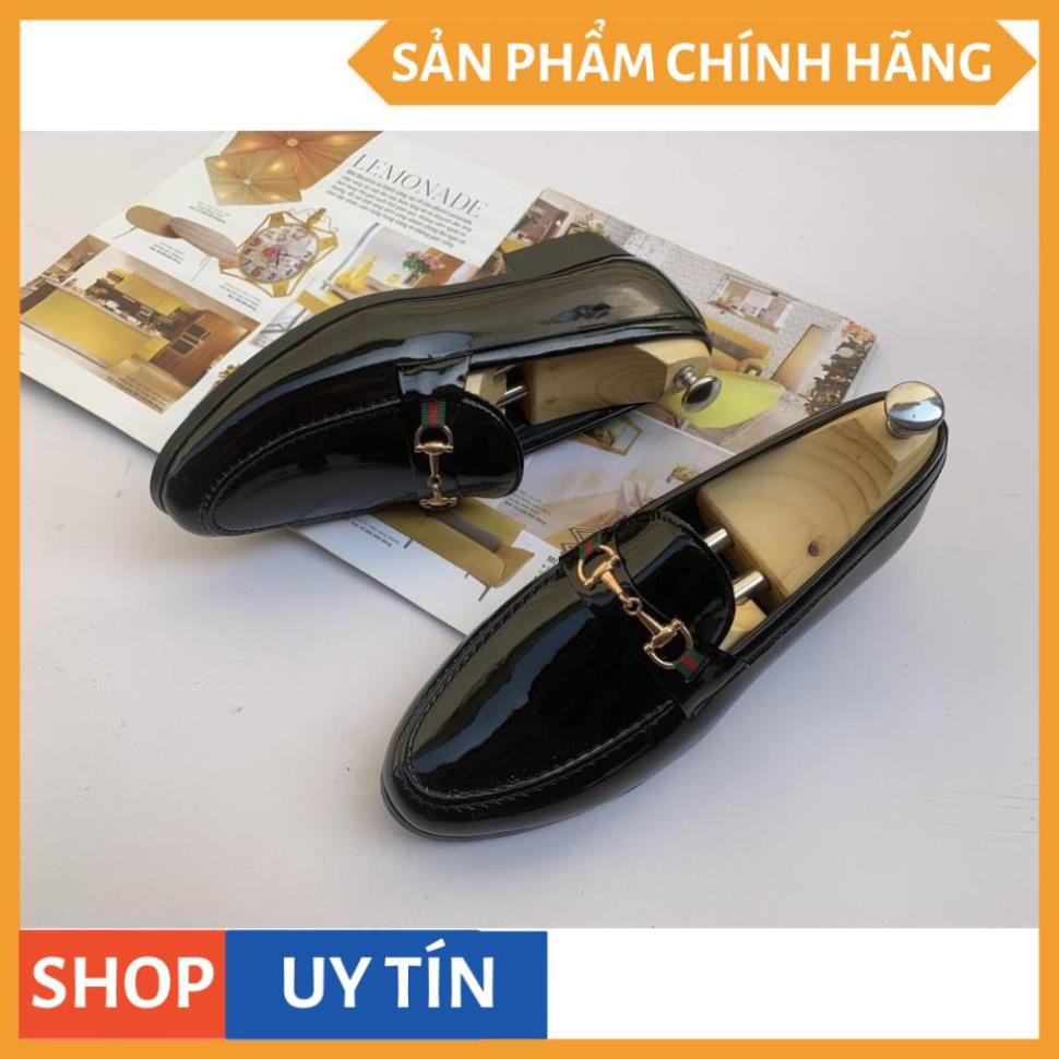 GIÀY TÂY NAM DA BÓNG KHÓA KIM LOẠI VÀNG | WebRaoVat - webraovat.net.vn