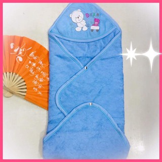 Khăn choàng ủ kén có nón dành cho bé từ sơ sinh đến 1 tuổi