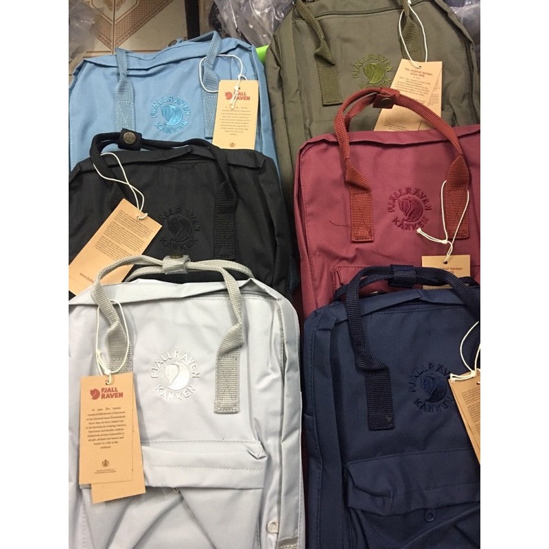 Balo Kanken Logo Thêu Hàng Độc Có Sẵn