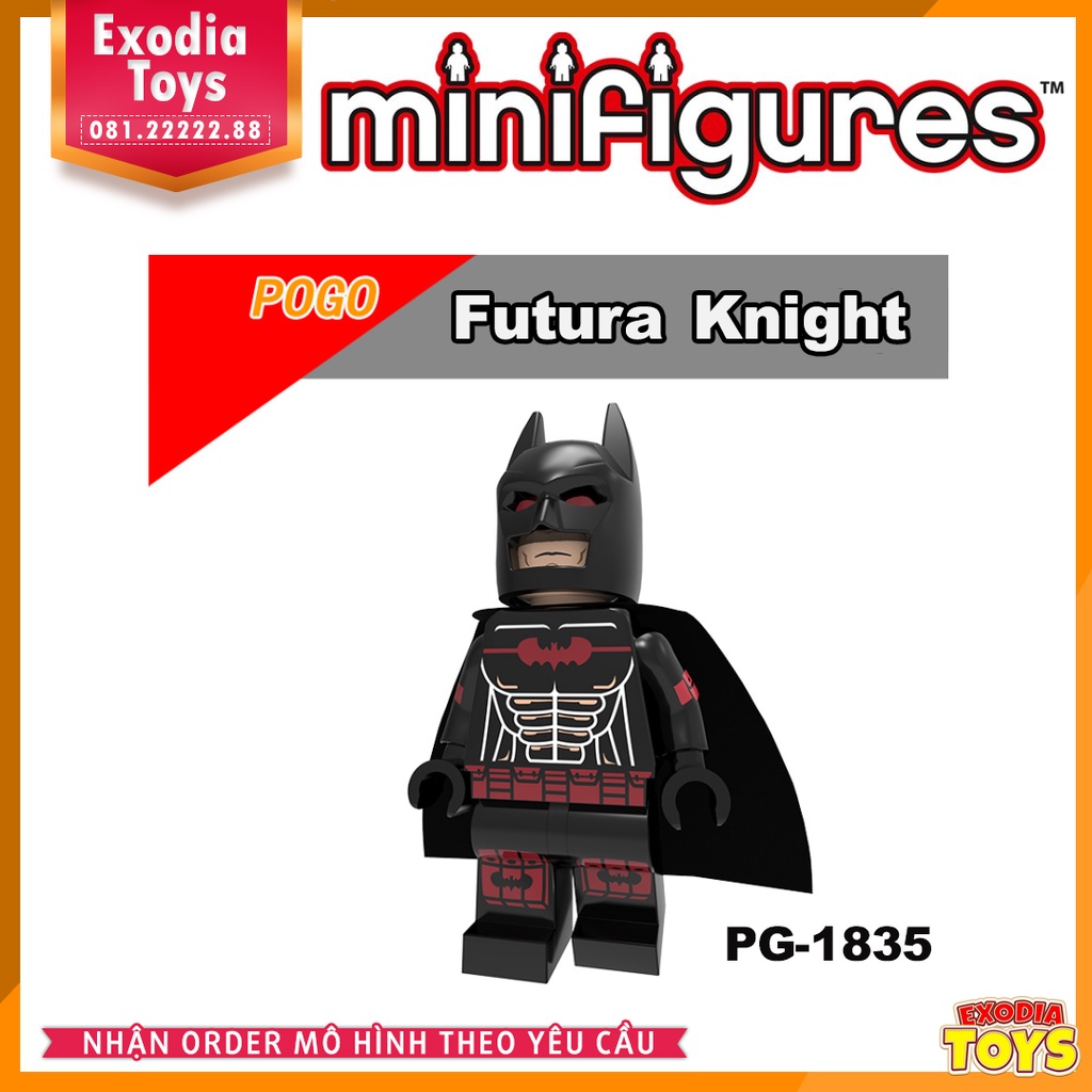 Xếp hình Minifigure Nhân vật Siêu anh hùng vũ trụ Marvel và DC Comics - Đồ Chơi Lắp Ghép Sáng Tạo - POGO PG8208