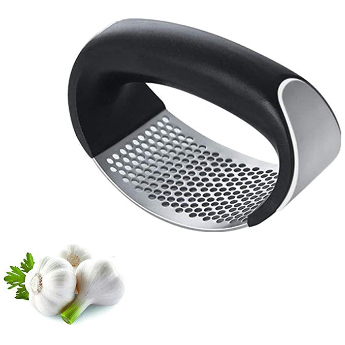 Mới 1 Dụng Cụ Nghiền Tỏi Bằng Thép Không Gỉ