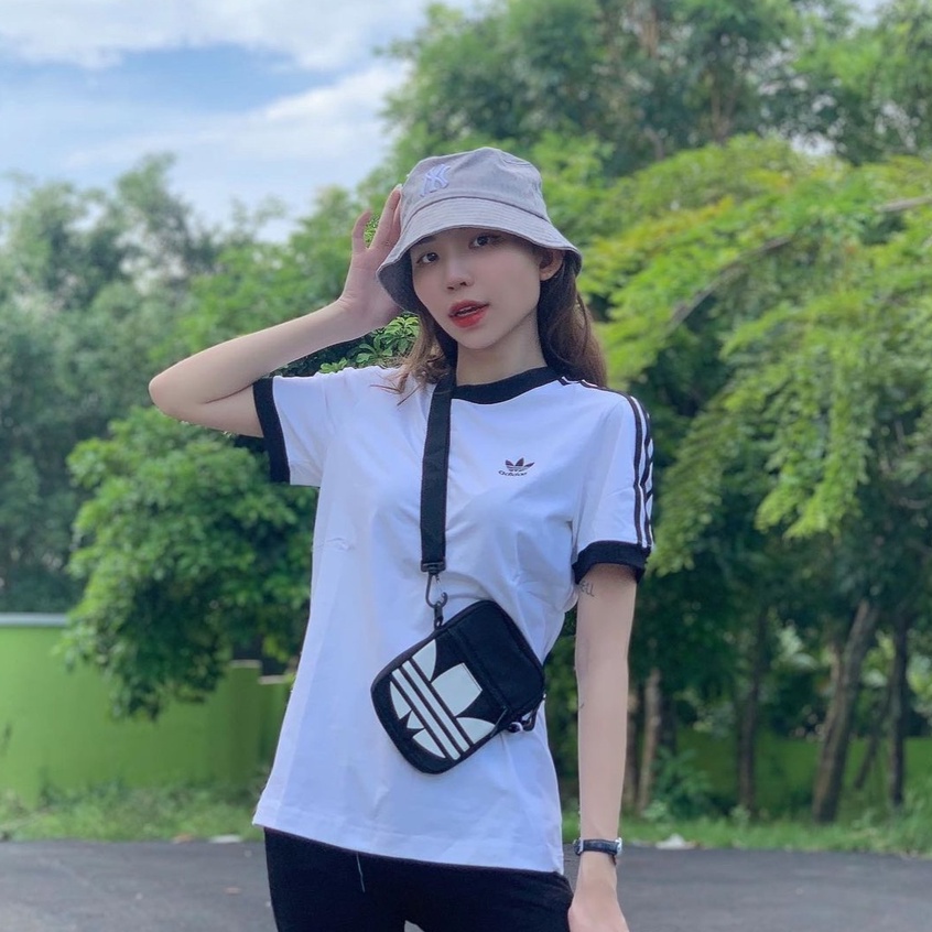 Áo đôi nam nữ unisex nam nữ 3 sọc