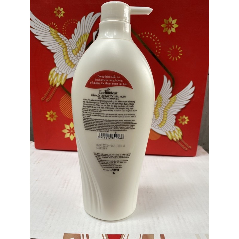 Dầu Gội Và Sữa Tắm Enchanteur Charming 650g