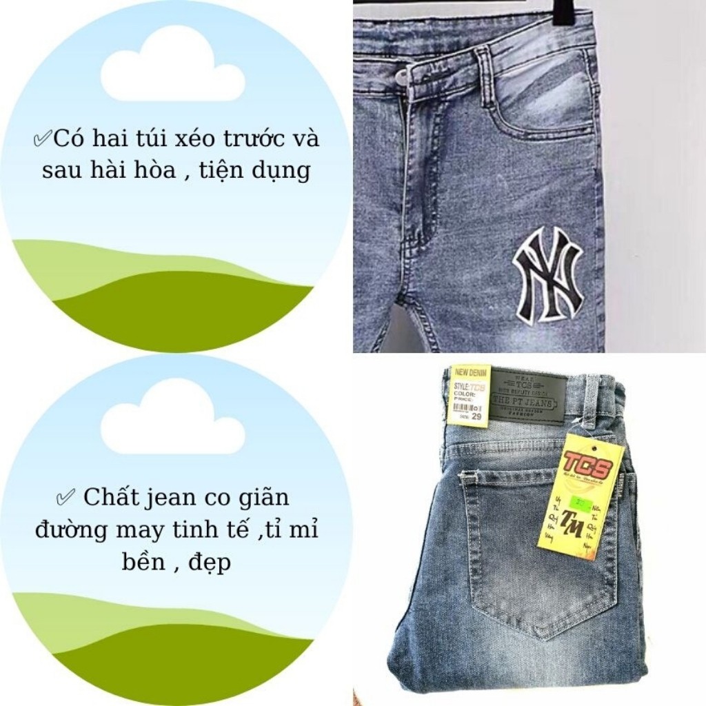 Quần Jean nam (FREE SHIP) Quần Jean Nam Chất Bò Cao Cấp Phong Cách Hàn Quốc | BigBuy360 - bigbuy360.vn