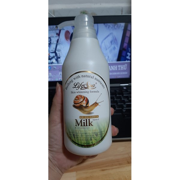 Trend ! Sữa Tắm Trắng Da Milk Life Spa 🇯🇵Nhật Bản 🇯🇵 500ml