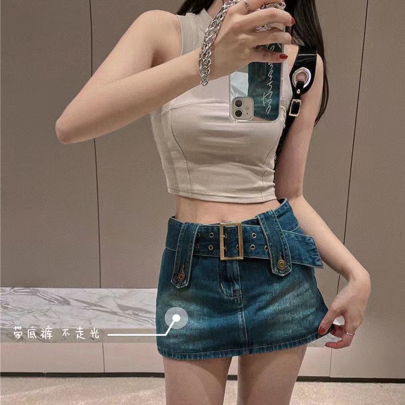 ▼✺▫Chân Váy Denim Dáng Ôm Phong Cách Xuân Hè Thời Trang Mới Cho Nữ