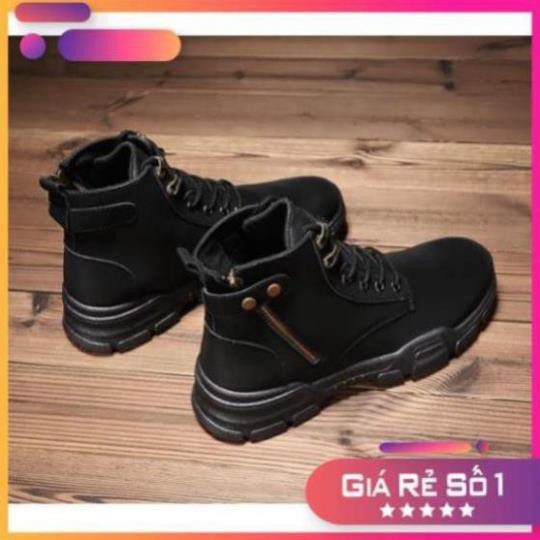 [Sale 3/3] Giày Boot Nam Cổ Cao Khóa Đen GN282 Sale 11 -op1 " _ ? | BigBuy360 - bigbuy360.vn