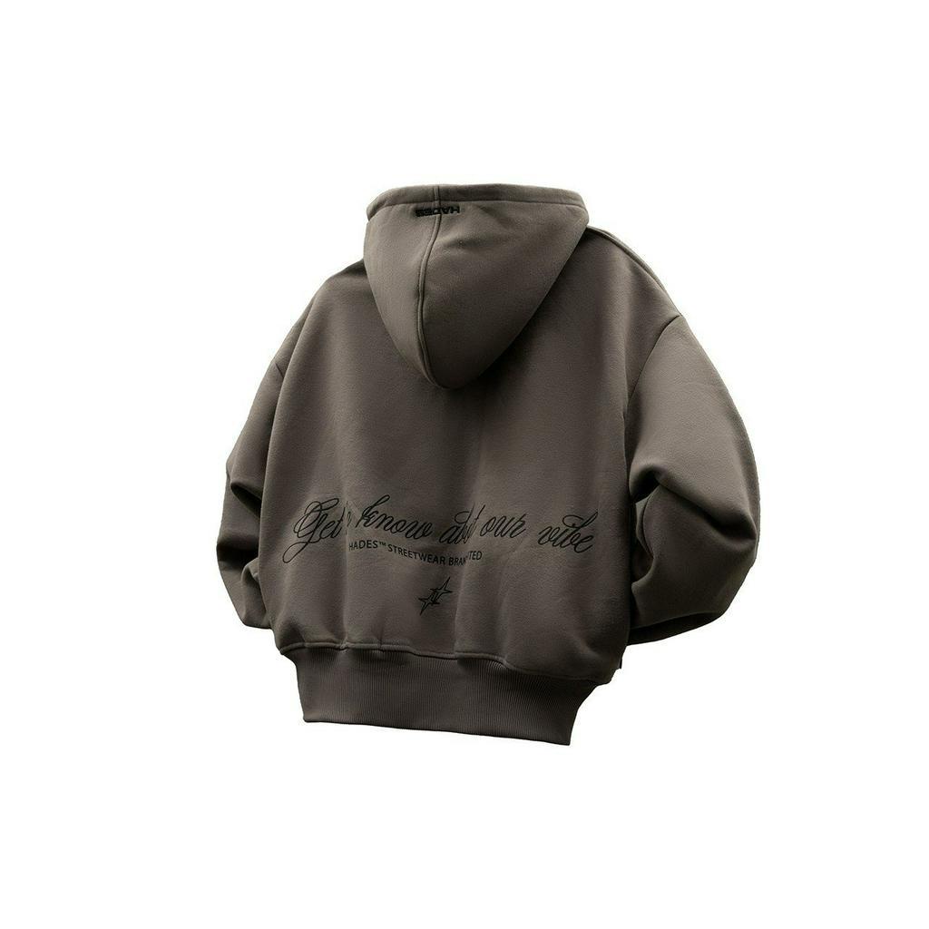 ÁO HOODIE ZIP UNISEX VẢI NỈ BÔNG MUZIC PATCHES BOXY HOODIE ZIP - HADES BRAND CHÍNH HÃNG