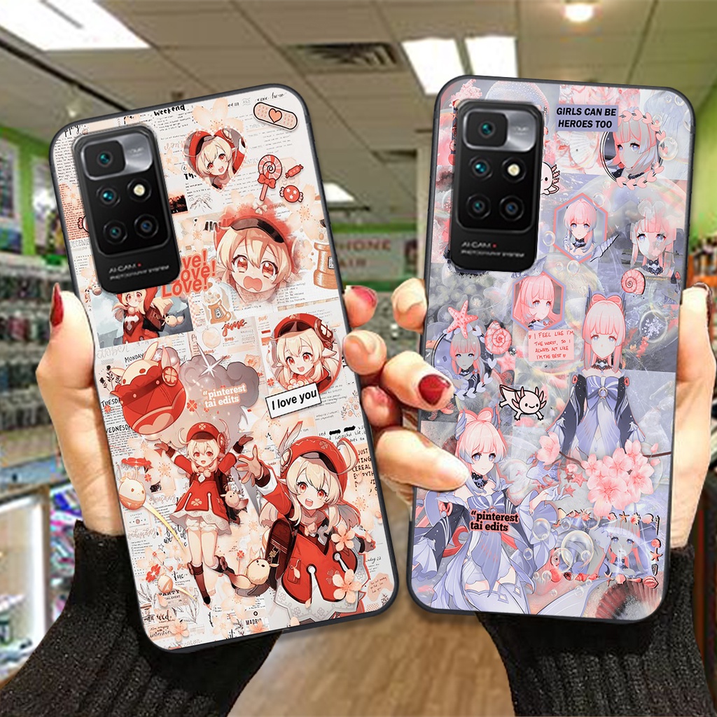 Ốp lưng Xiaomi REDMI 10 in hình Genshin Impact siêu dễ thương, cá tính