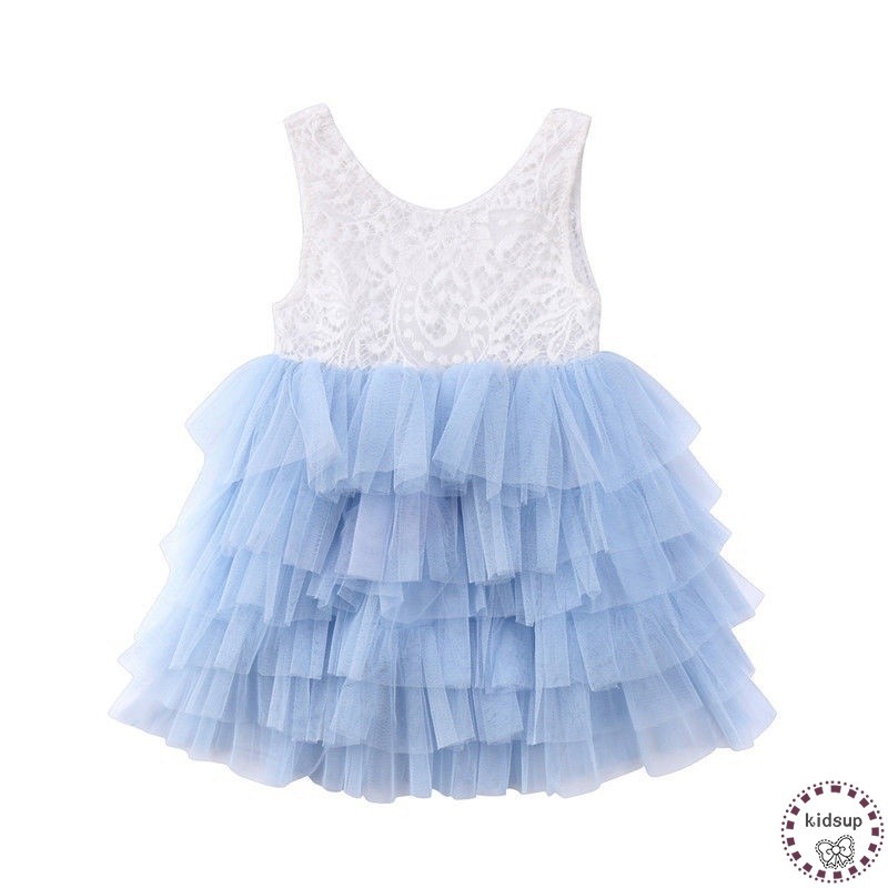 ✸ღ✸Newborn Baby Girl Lace Tulle Party Pageant Dress Prom Wedding Bridesmaid Dresses