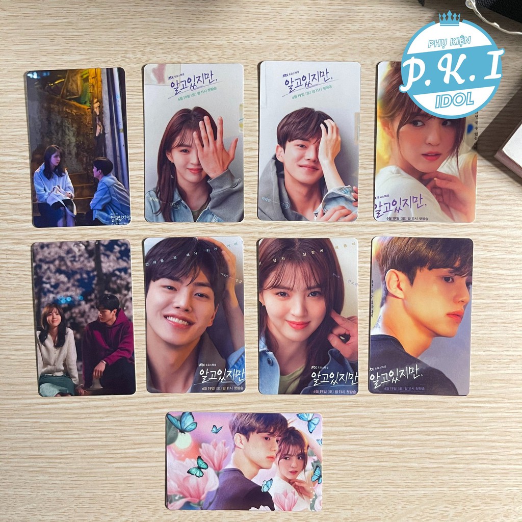 Bộ Card Cứng In Hình Diễn Viên Nam Nữ Chính Trong Phim Nevertheless Bo Góc Sang Trọng – Quà Tặng KPOP