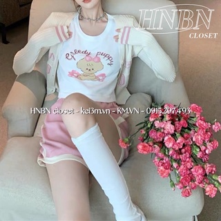 (Ảnh thật - có sẵn) Set 3 món Greedy puppy QCCC