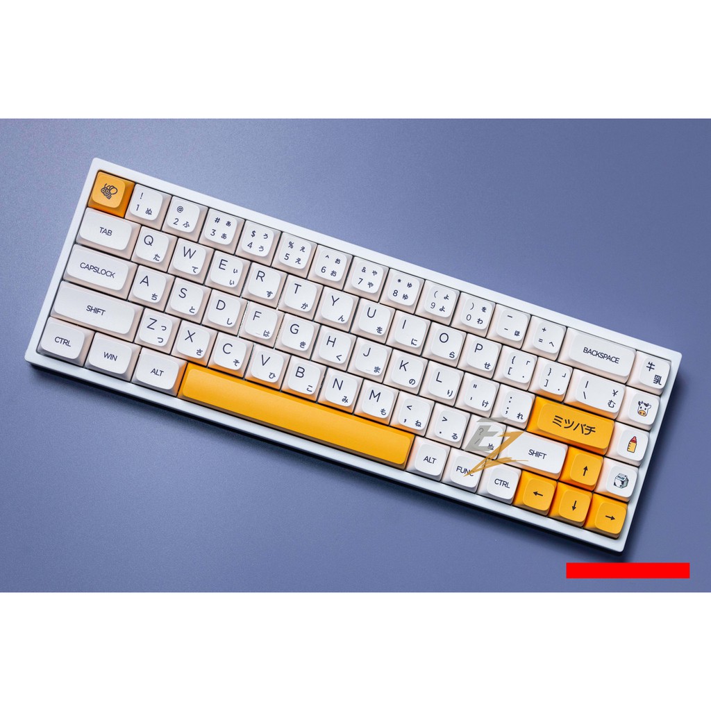 Keycap Honey & Milk Cho Bàn Phím Cơ Chất Liệu Thick PBT Profile XDA In Dyesub 137 PHÍM | Gearbros
