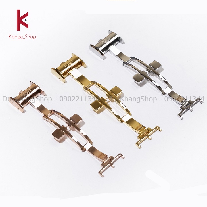 Khóa bướm đồng hồ Iongines - Khóa bướm đồng hồ 16mm 18mm