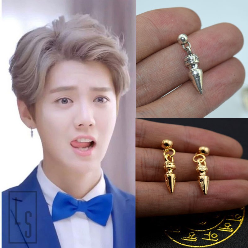 Khuyên BTS ARMY chrome heart cao cấp - Sẵn hàng