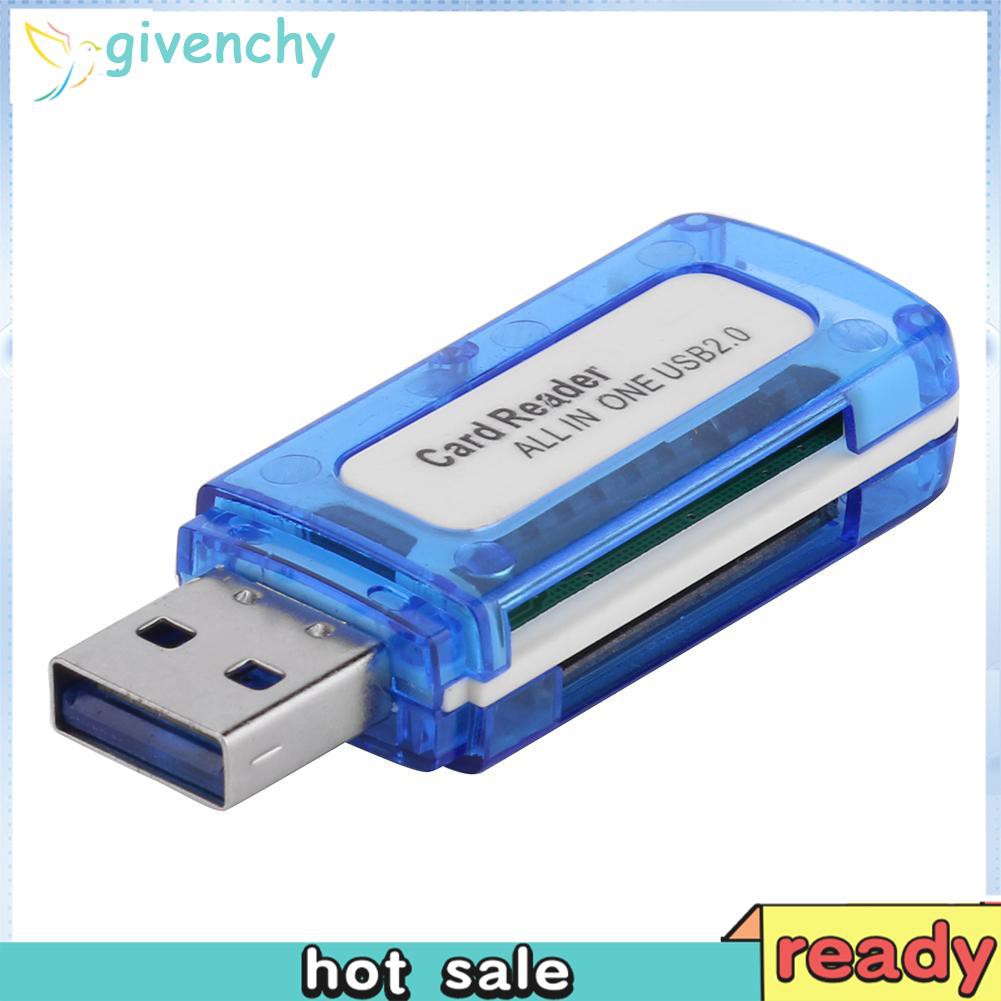 Đầu Đọc Thẻ Nhớ Usb 2.0 4 Trong 1 Cho Micro Sd Tf M2