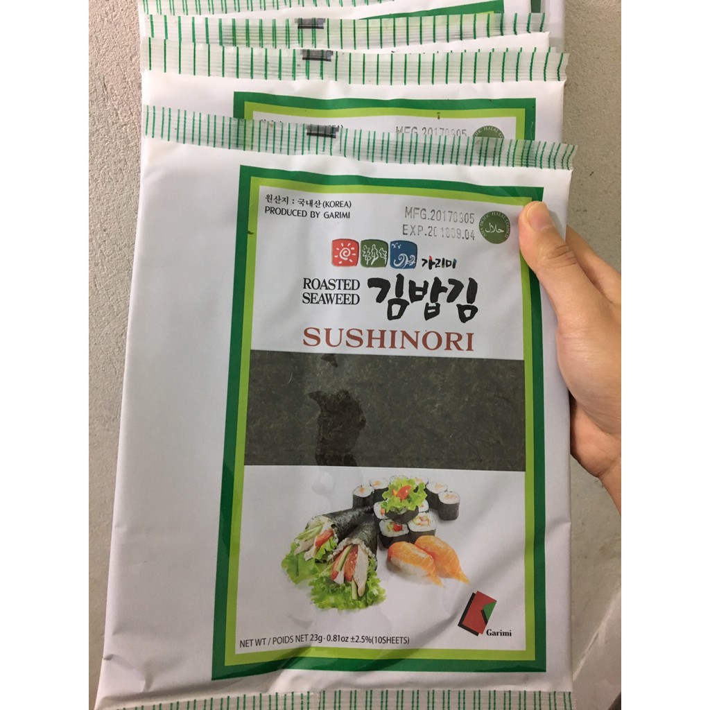 Lá rong biển / lá kim làm cơm cuộn Kimbap tệp 10 lá deasang