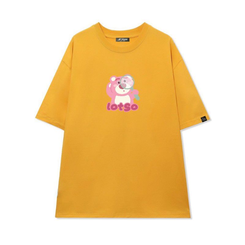 Áo thun táy lỡCó size Full màugấu Lotso