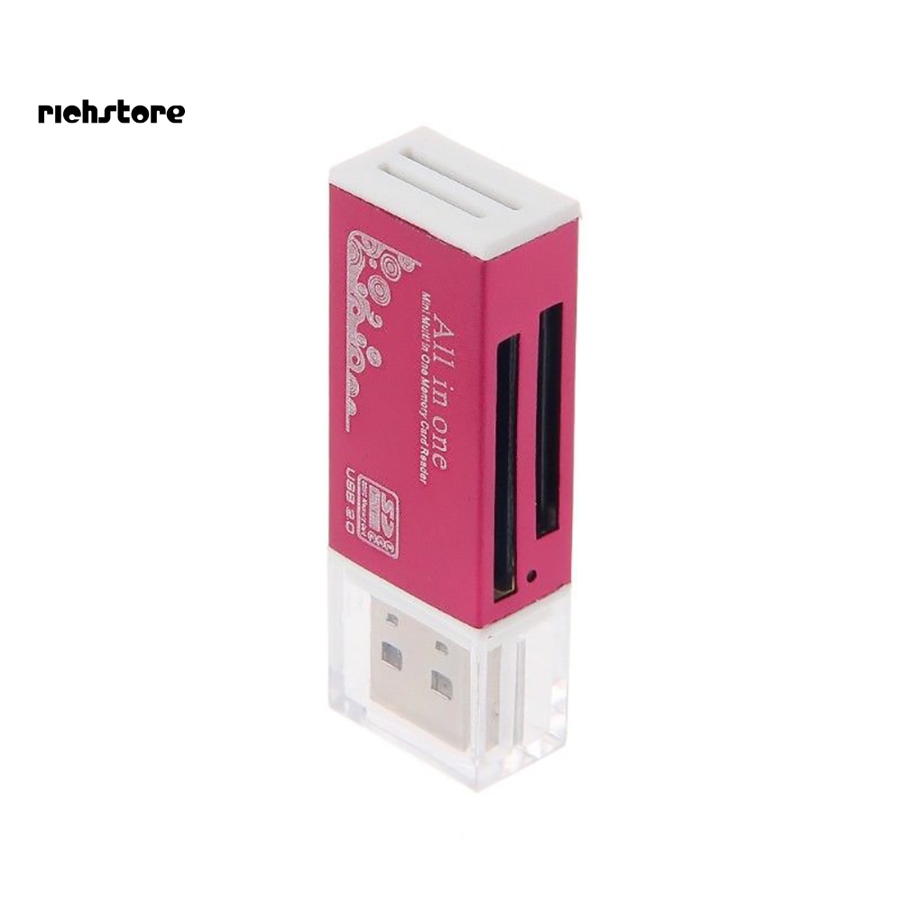 Đầu Đọc Thẻ Nhớ USB 2.0 Cho SD / SDHC MMC TF MS M2 | BigBuy360 - bigbuy360.vn