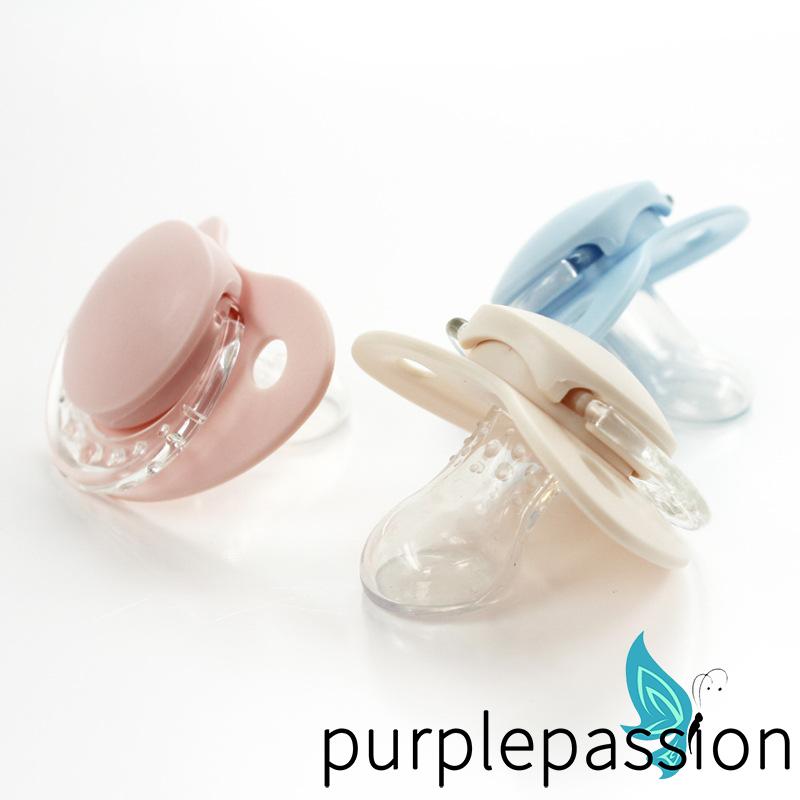 Đầu ti ngậm giả bằng silicon mềm cho bé trai và bé gái sơ sinh 0-36 tháng tuổi