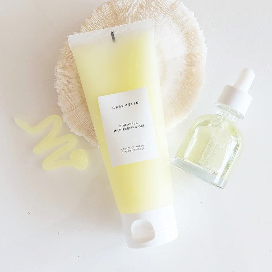 GEL TẨY DA CHẾT MẶT DỨA TRẮNG SÁNG DƯỠNG DA PEELING GEL GRAYMELIN MILD