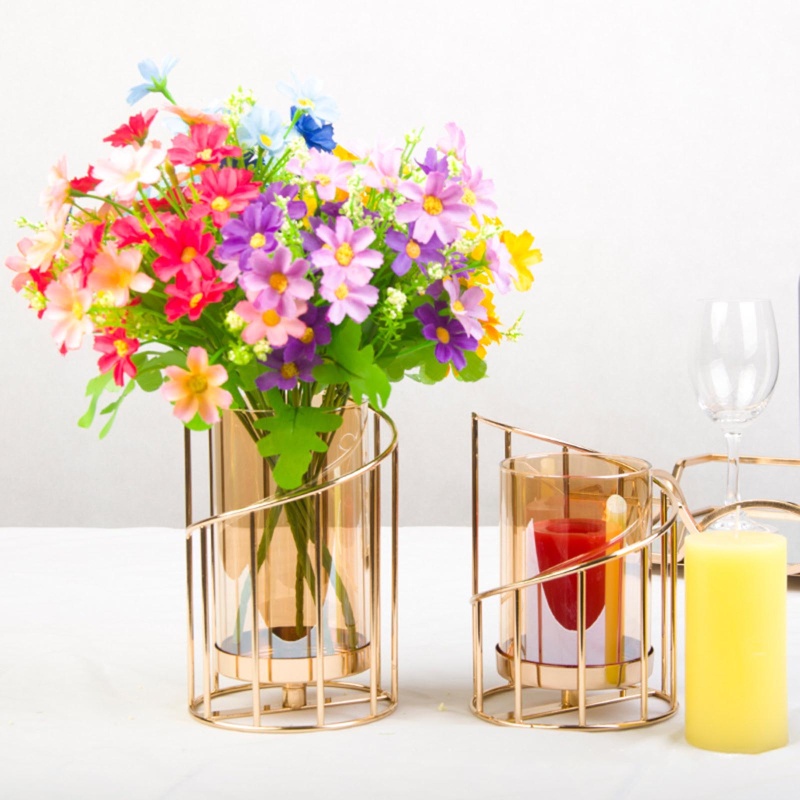 Giá Đỡ Đèn Cầy Bằng Sắt Phong Cách Bắc Âu Độc Đáo Trang Trí Nhà Cửa