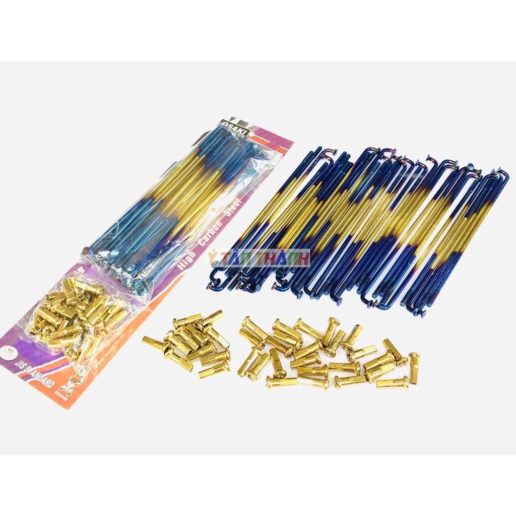 Căm Xanh Vàng Osaki Gắn Wave Thắng Đĩa MS2236