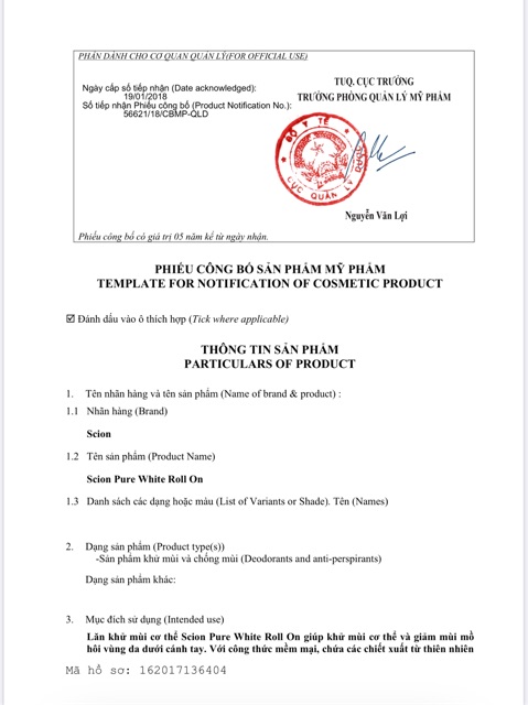 Lăn Khử Mùi Scion  khử sạch mùi hôi | BigBuy360 - bigbuy360.vn