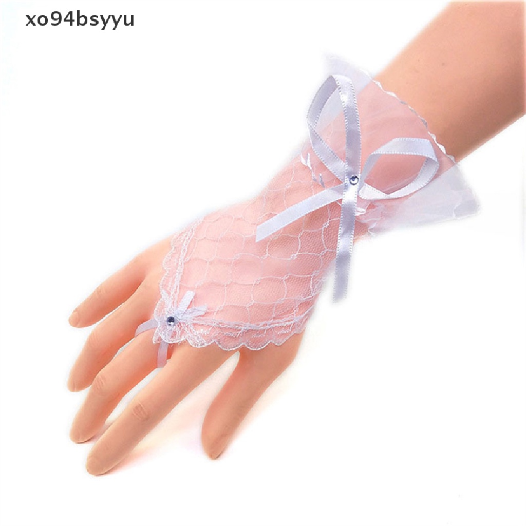 Găng Tay Ren xo94bsyyu Hở Ngón Phong Cách Vintage