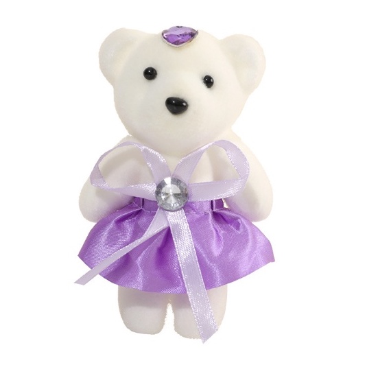 Móc Khóa Hình Gấu Teddy Mini 11cm Dễ Thương